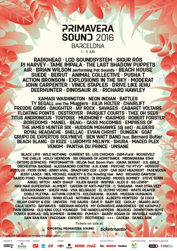 primavera sound festival 2016