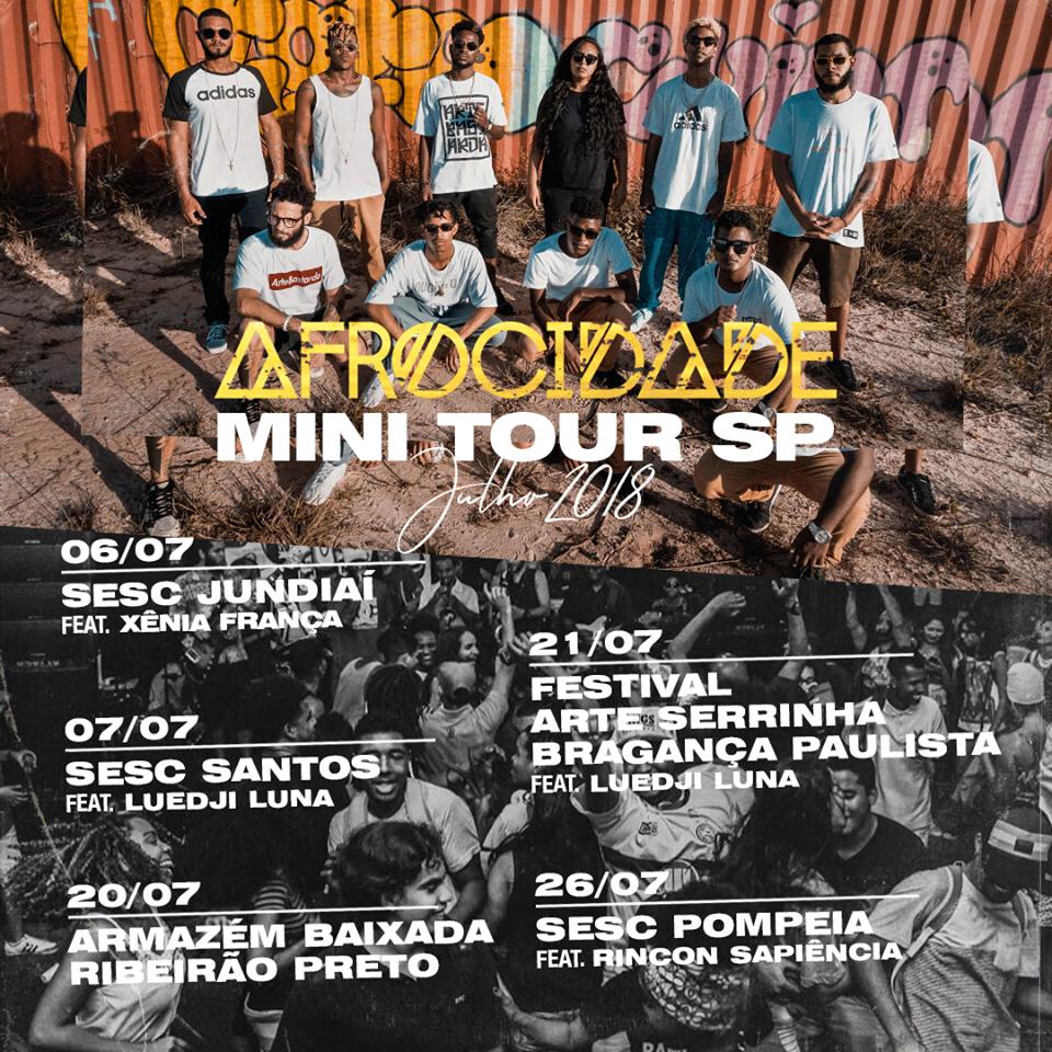 Afrocidade Astralplane turnê