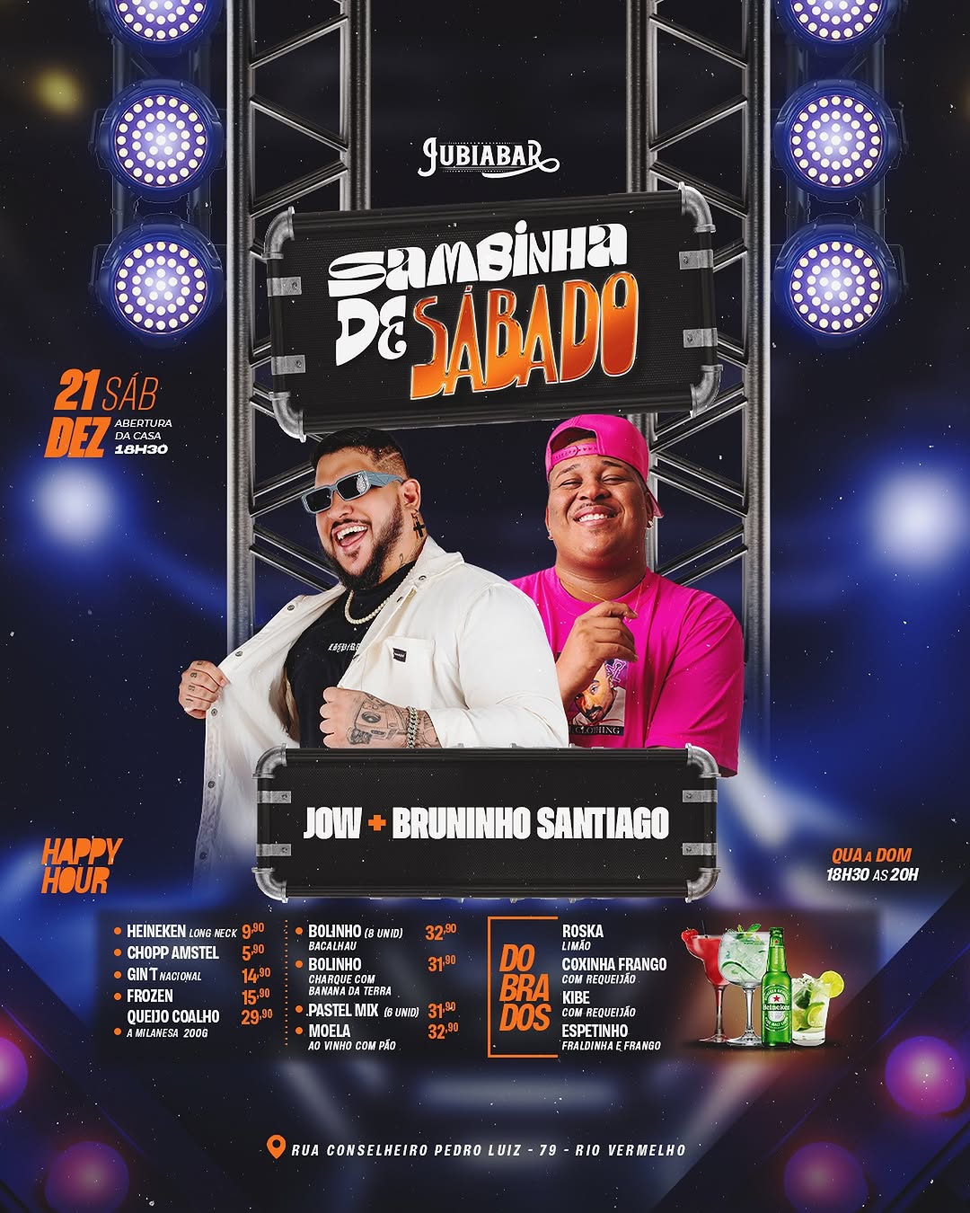 Sambinha de Sábado – Jow e Bruninho Santiago