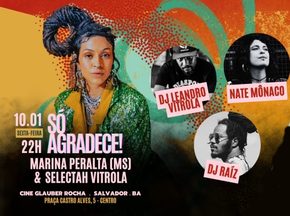 União do Grave convida Marina Peralta, Selectah Vitrola, DJ Raíz, DJ Leandro Vitrola e DJ Nate Monaco