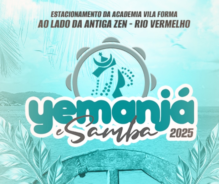 Festa Yemanjá e Samba 2025 – Lucas Morato, Terra Samba, Rubynho, No Balanço e Samba Trator