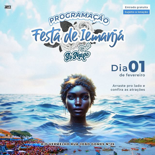 Festa de Iemanjá – Ubuntu Session e Negros Tambores