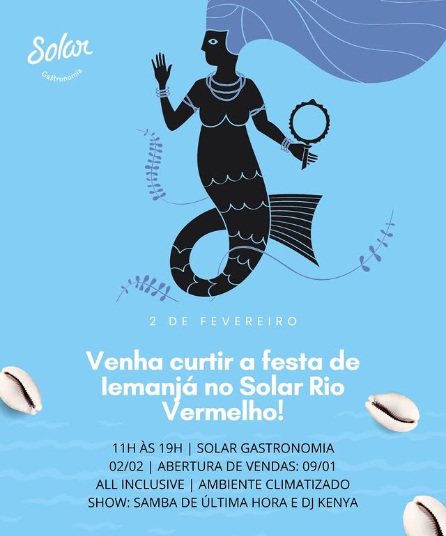 Iemanjá 2025 – Solar Rio Vermelho – Samba de Última Hora e DJ Kenya e convidados