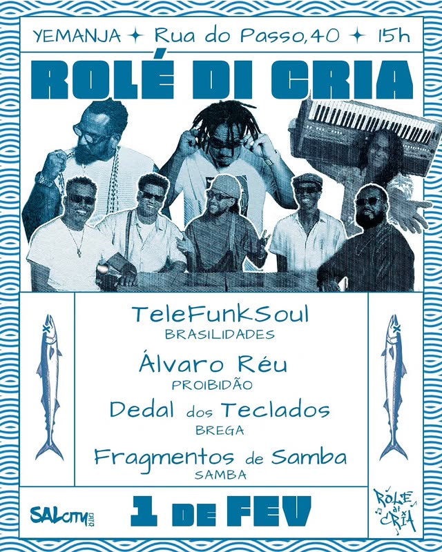 Rolé de Cria – TeleFunksoul, Álvaro Réu, Dedal dos Teclados e Fragmentos de Samba