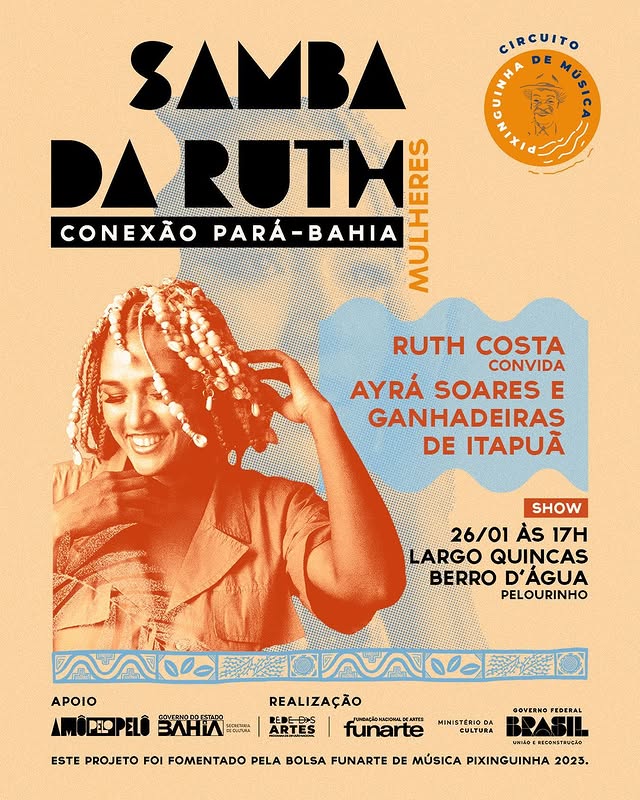 Samba da Ruth com Ruth Costa convida Ganhadeiras de Itapuã e Ayra Soares