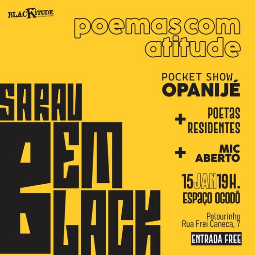 Sarau Bem Black – Opanijé e DJ Joe