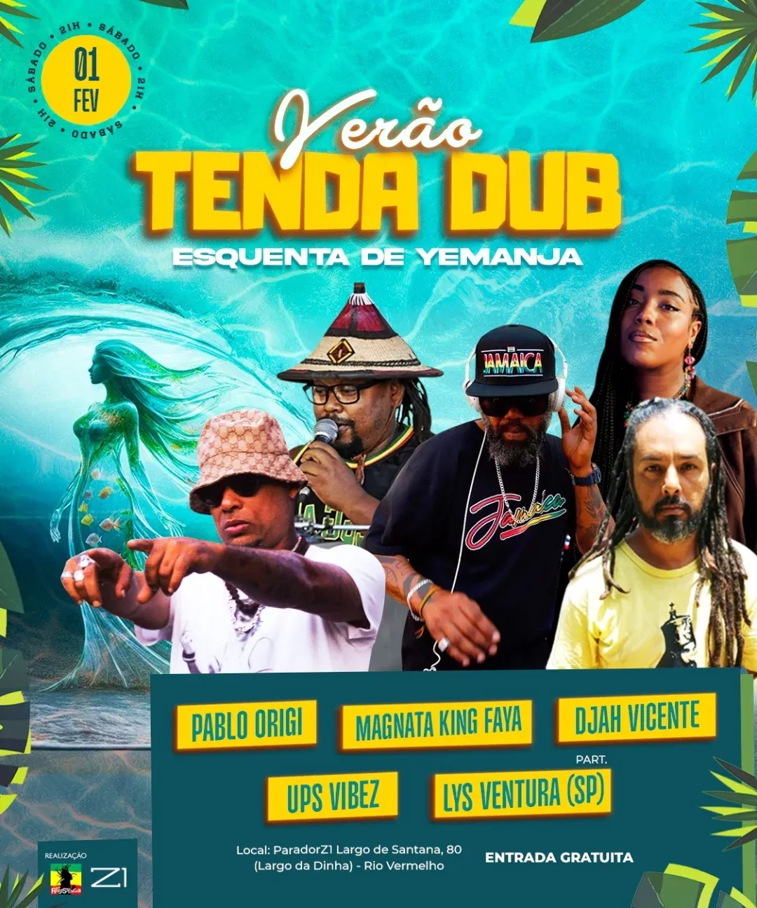 Verão Tenda Dub – Pablo Origi, Ups Vibez e mais