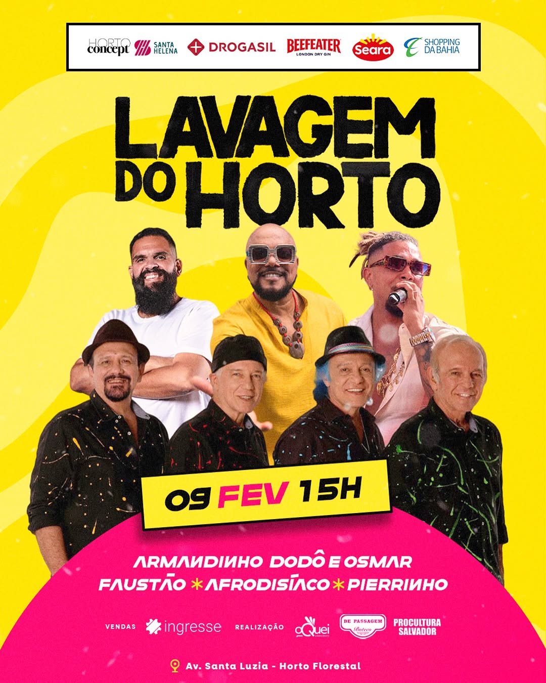 Lavagem do Horto – Dodô e Osmar, Armandinho e mais