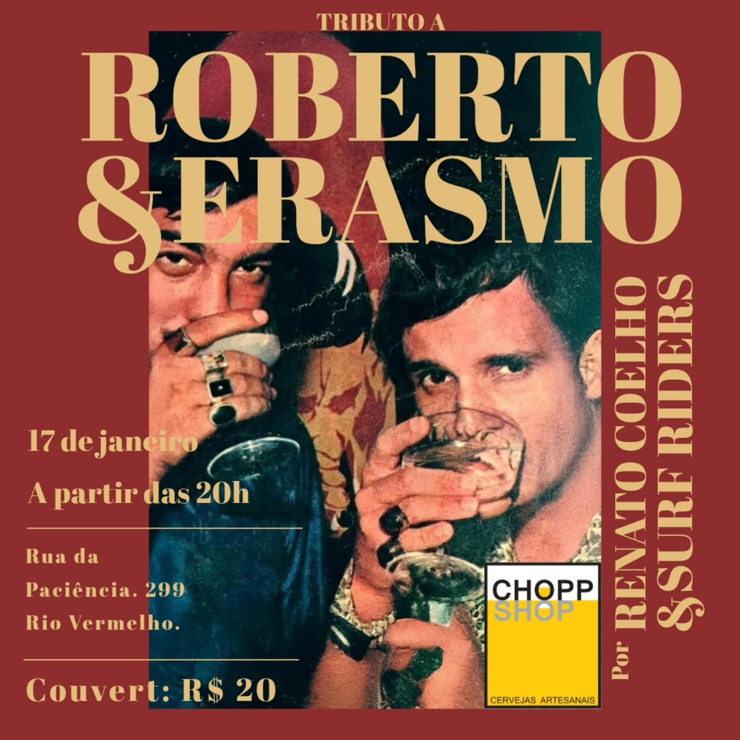 Tributo a Roberto e Erasmo por Renato Coelho e Surf Riders