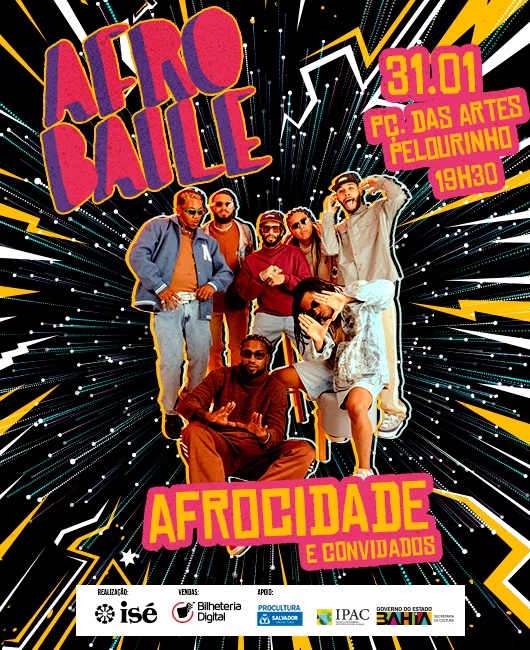 Afrobaile – Afrocidade convida Timbalada, Cortejo Afro, Doralyce e DJ Gab Hebling