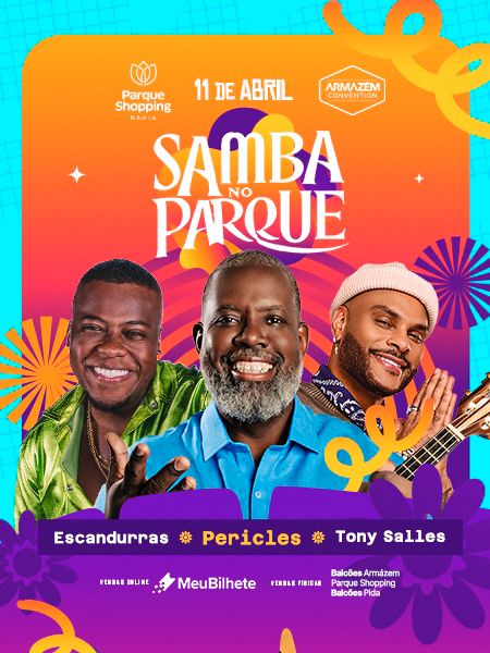 Samba no Parque – Péricles, Escandurras e Tony Salles