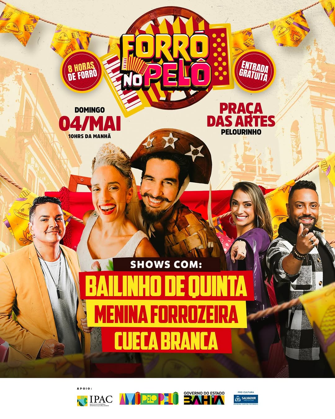 Forró no Pelô – Bailinho de Quinta, Menina Forrozeira e Cueca Branca