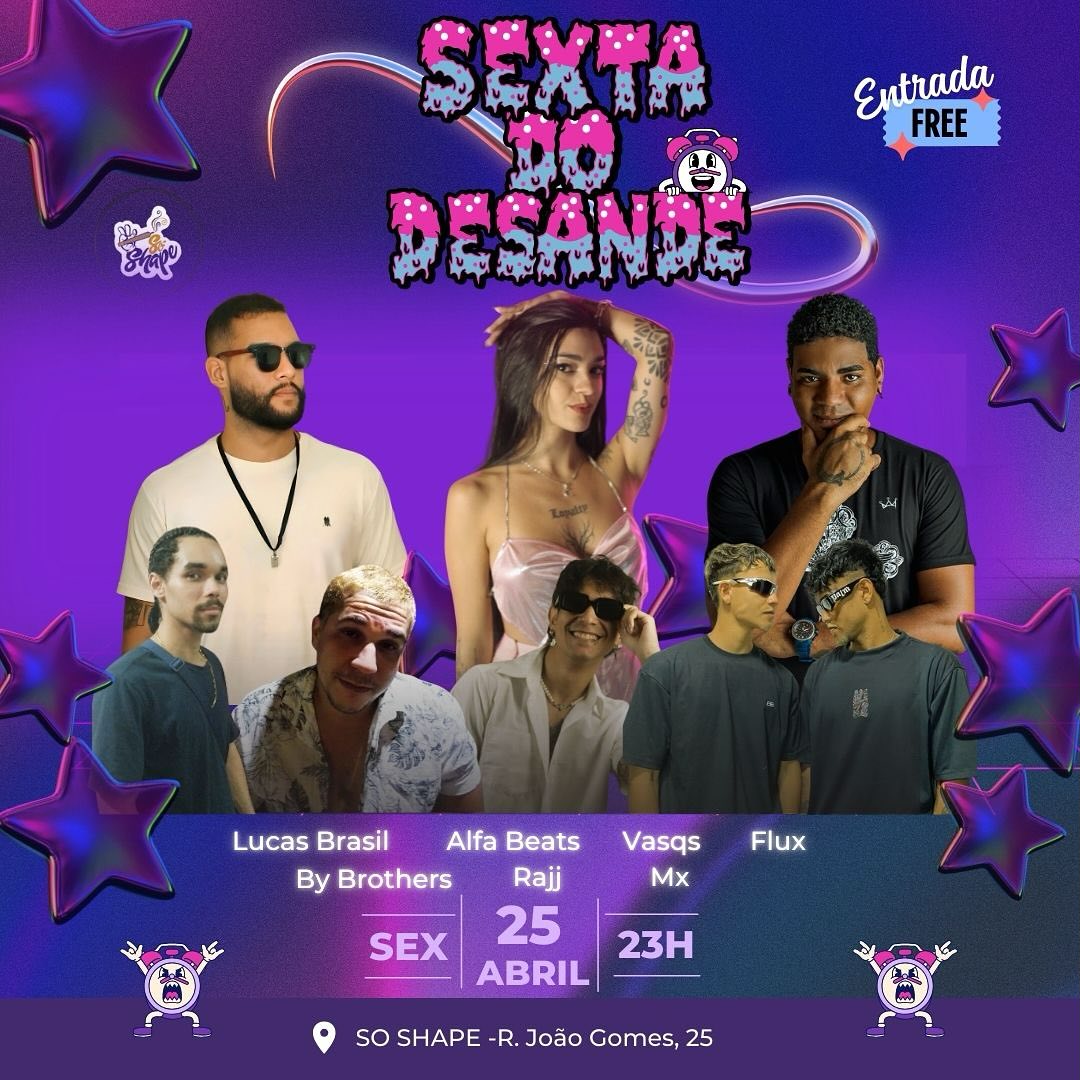 Sexta do Desande – Rajj, Amaterasu, MX e mais