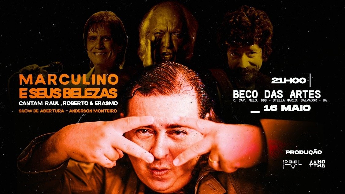 Marculino e Seus Belezas cantam Raul, Roberto e Erasmo