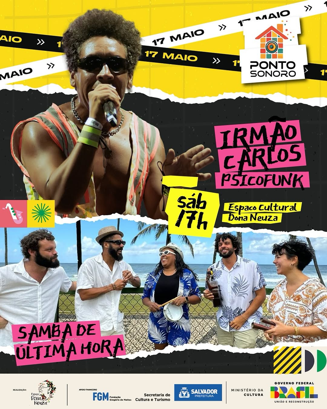 Ponto Sonoro – Irmão Carlos Psicofunk e Samba de Última Hora