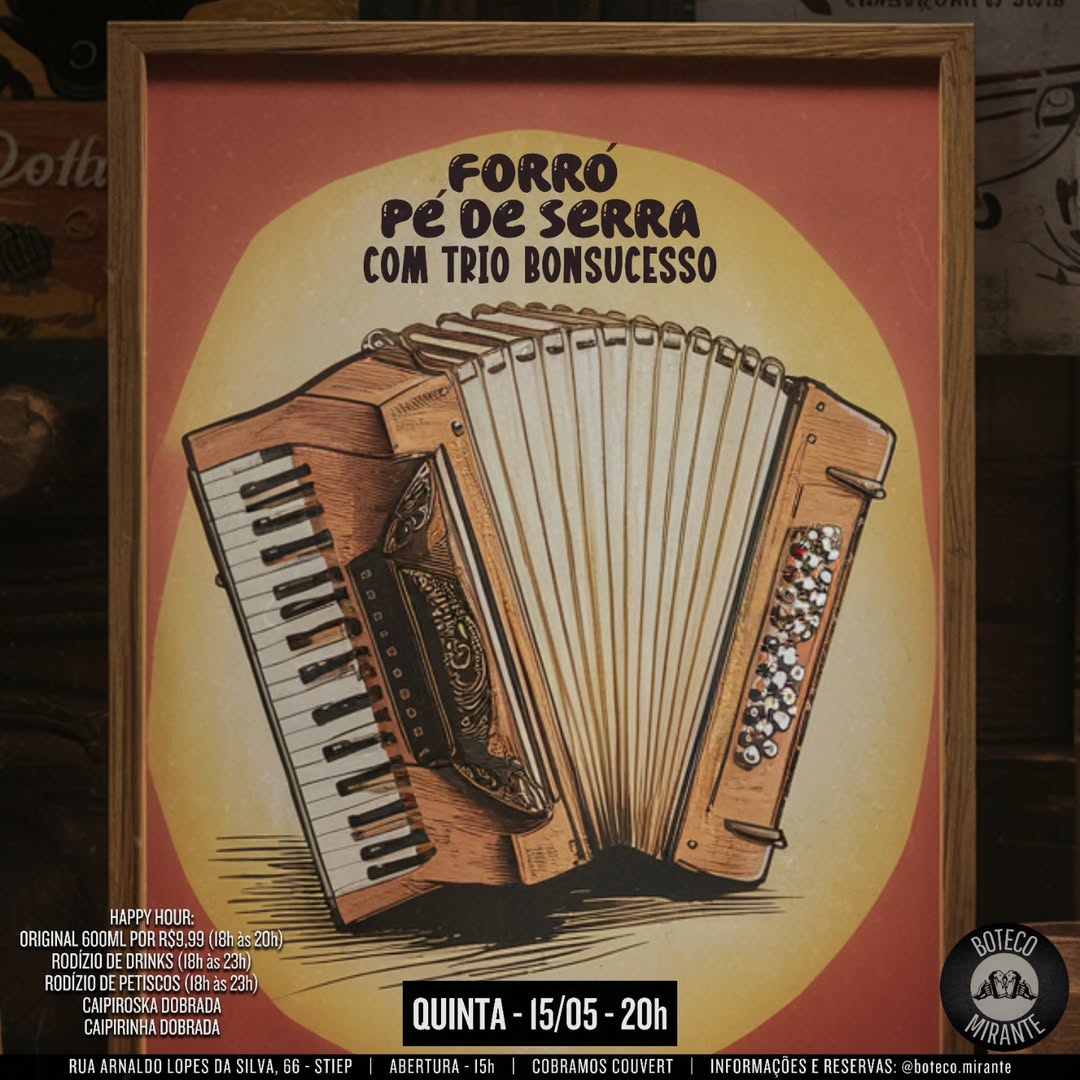 Forró Pé de Serra com o Trio Bonsucesso