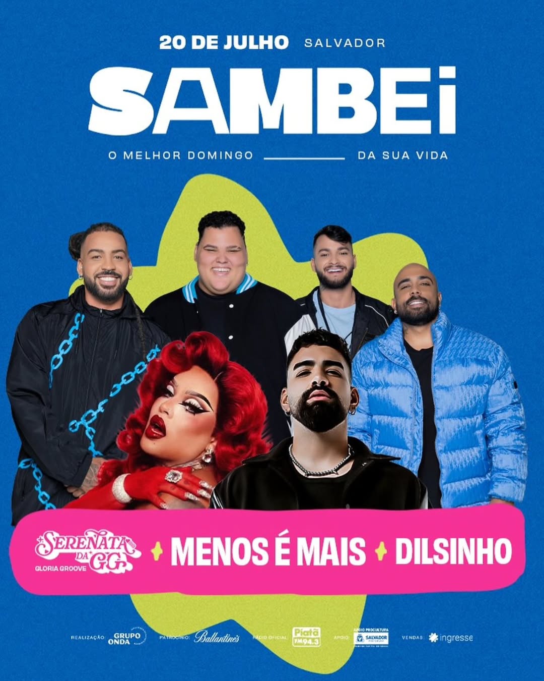 Sambei – Menos é Mais, Dilsinho e Glória Groove