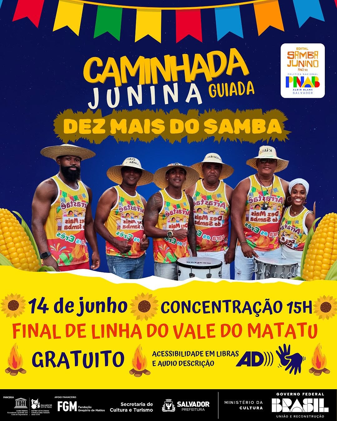 Caminhada Junina – Dez Mais do Samba