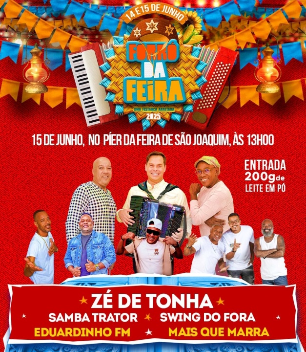 Forró da Feira – Zé de Tonha, Samba Trator, Swing do Fora, Eduardinho FM e Mais que Marra