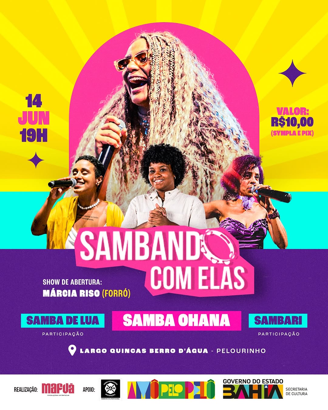 Sambando com Elas – Samba Ohana reúne os grupos Samba de Lua e Sambari