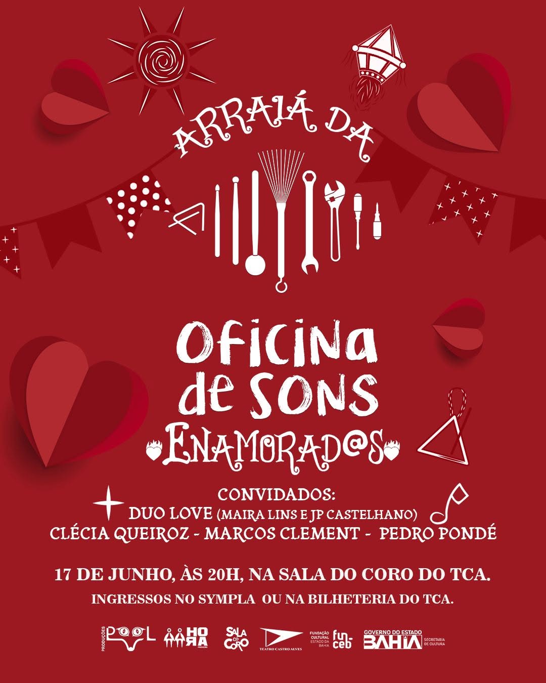 Oficina Enamorad@s – Arraiá da Oficina de Sons part. Clécia Queiroz, Duo Love, Marcos Clement e Pedro Pondé