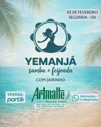 Yemanjá samba e feijoada