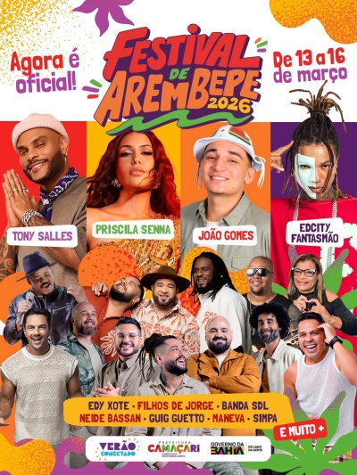 Festival de Arembepe Bahia 2026
