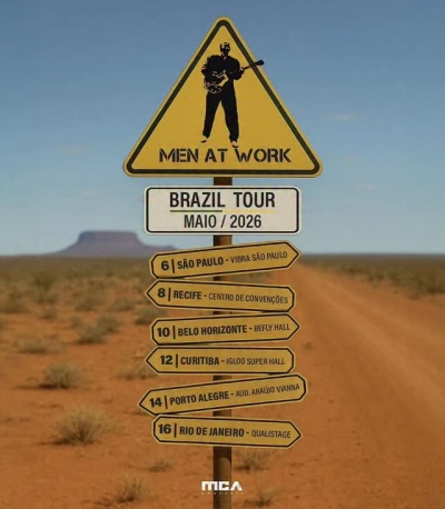 Men at Work shows internacionais 2026