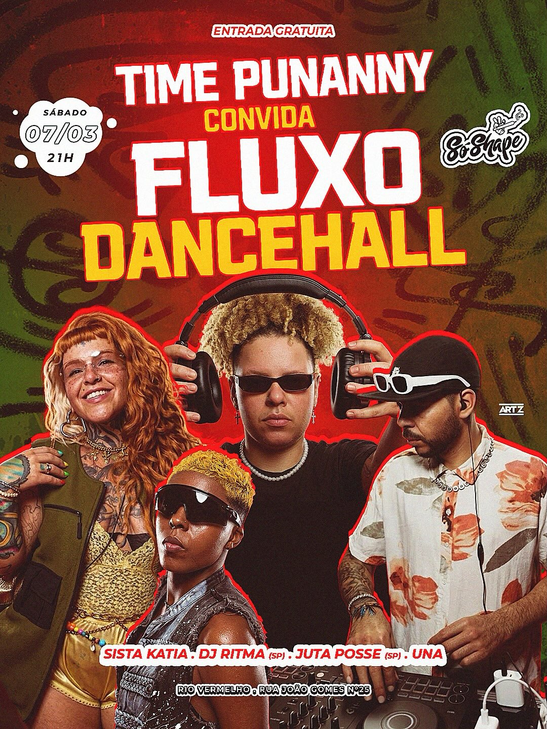 Time Punanny convida Fluxo Dancehall