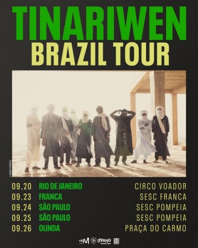Tinariwen shows internacionais 2026