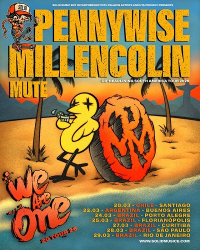We Are One Tour – Pennywise, Millencolin e Mute