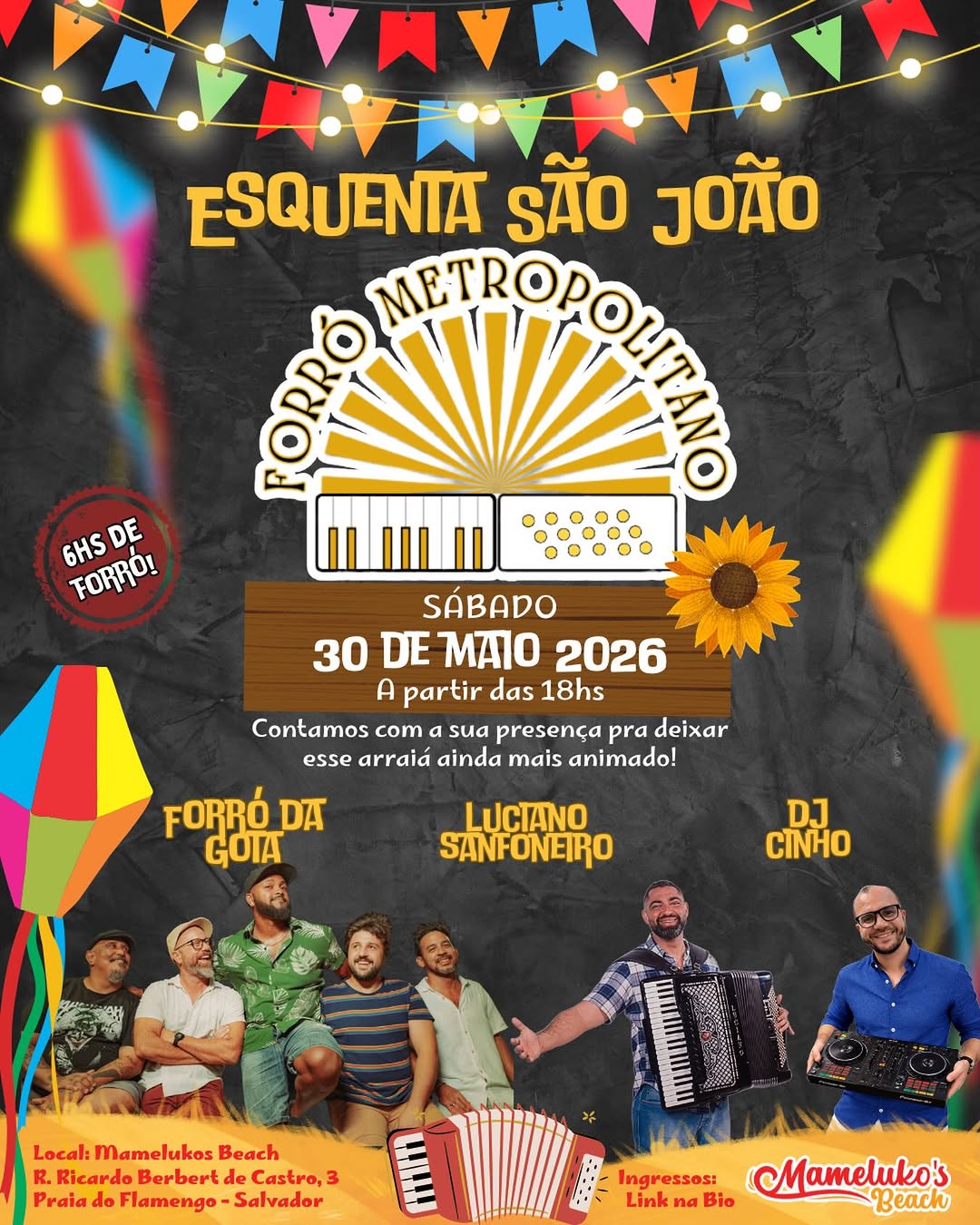 Esquenta São João – Forró Metropolitano – Forró da Gota, Luciano Sanfoneiro e DJ Cinho