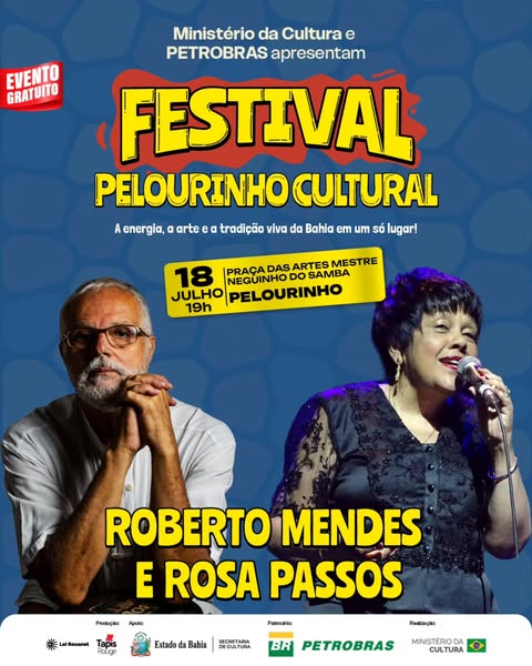 Festival Pelourinho Cultural – Rosa Passos e Roberta Mendes