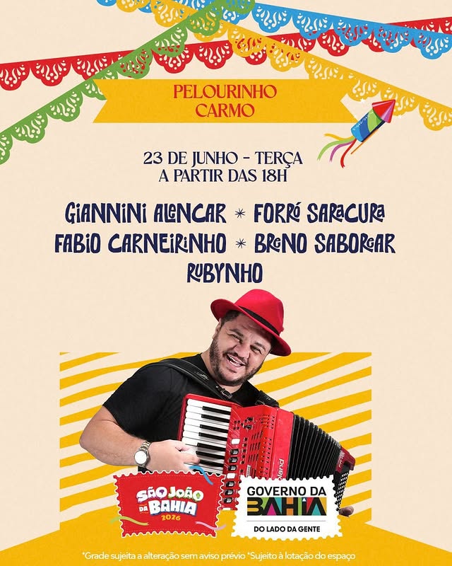 São João no Carmo – Giannini Alencar, Forró Saracura, Fabio Carneirinho, Breno Saborear e Rubynho