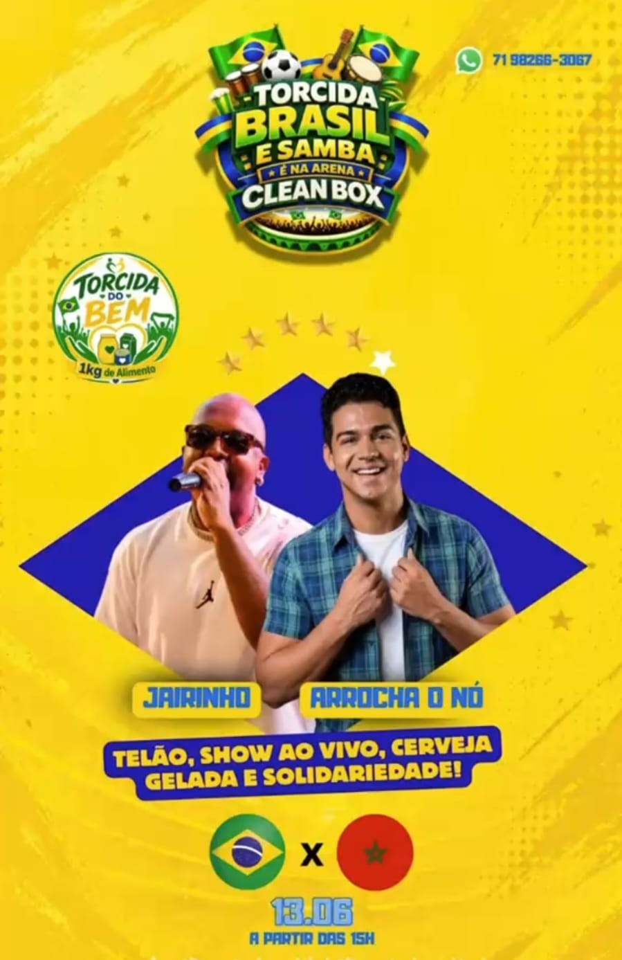 Torcida Brasil e Samba – Jairinho e Arrocha o Nó