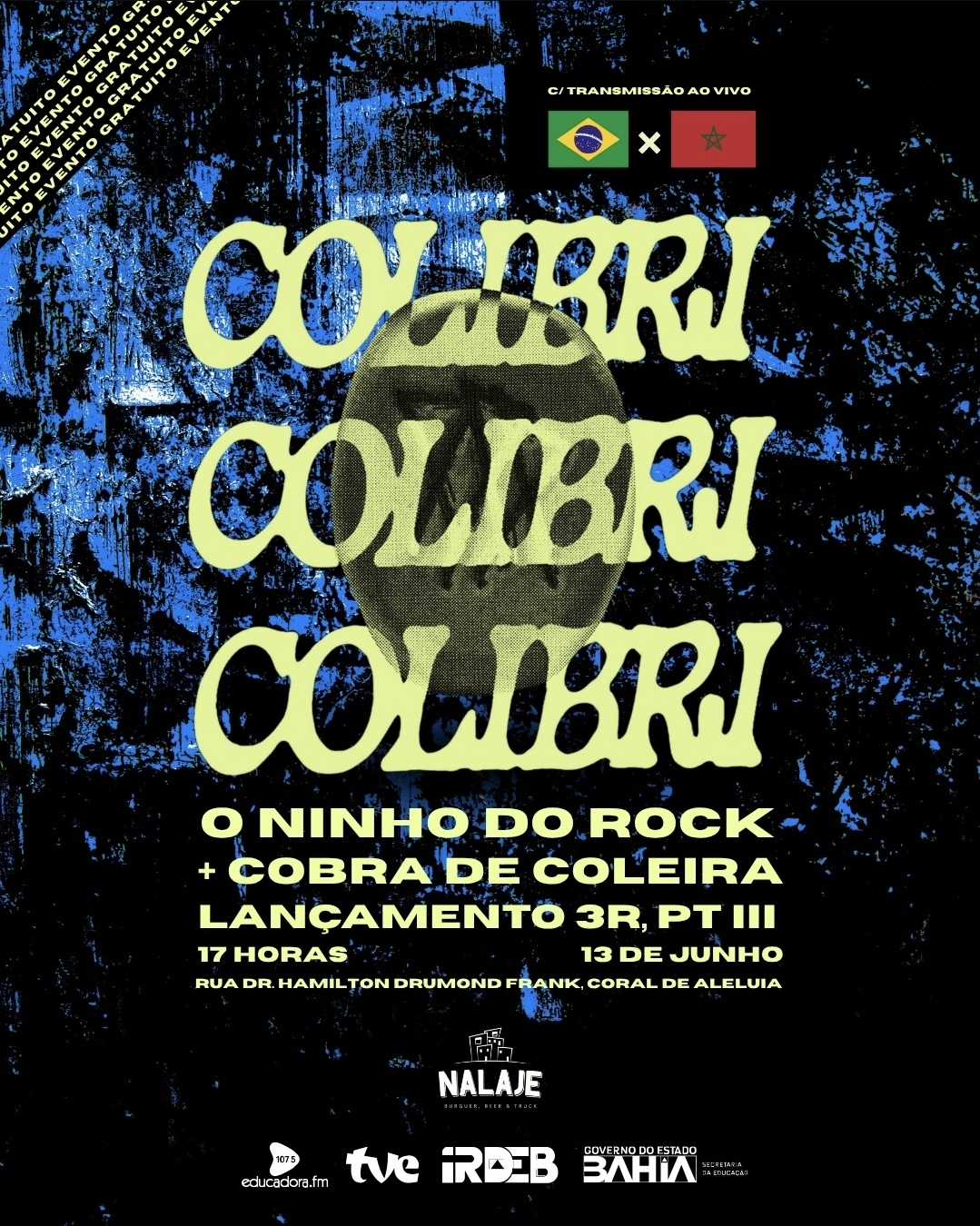 Colibri e Cobra de Coleira