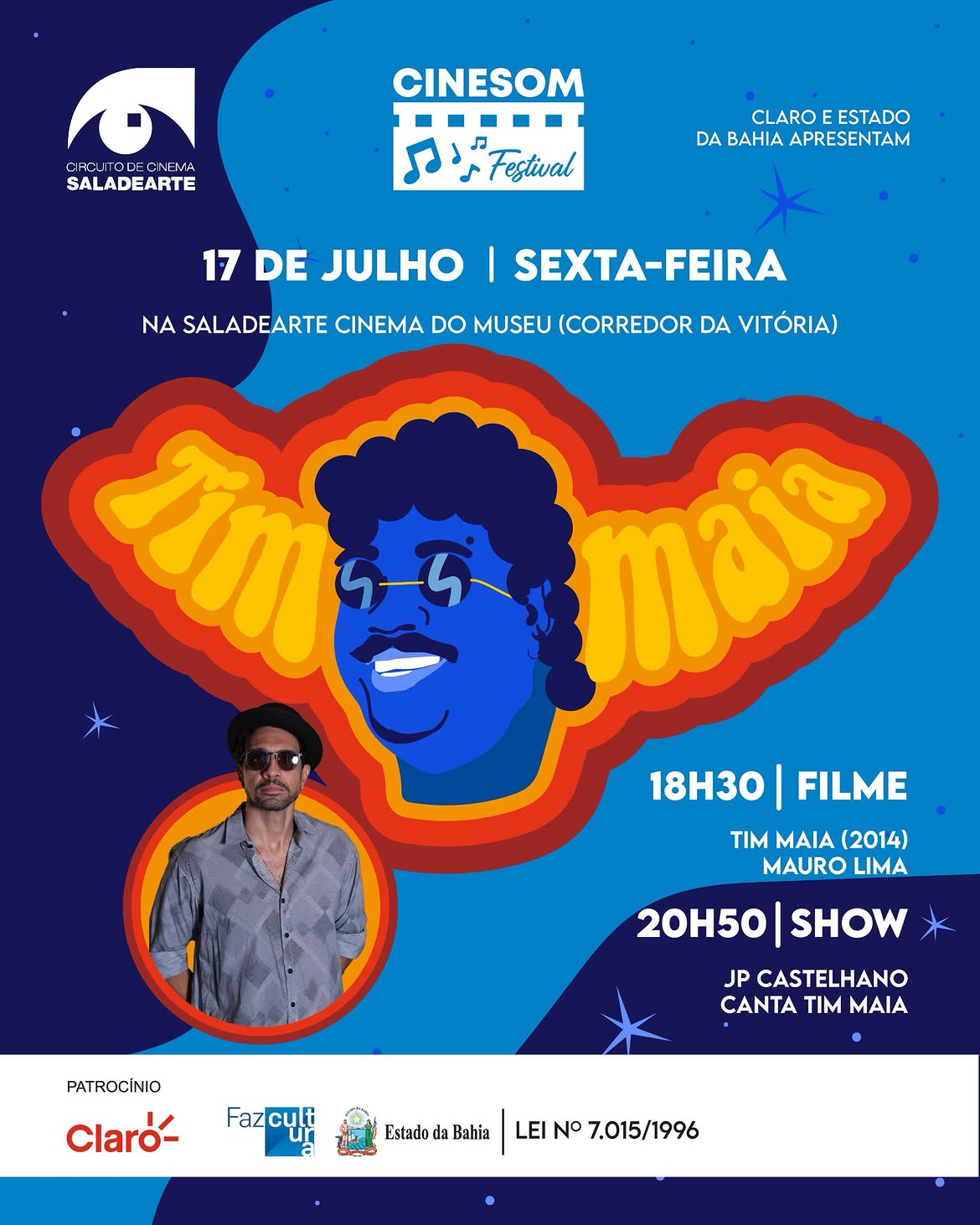 CineSom – JP Castelhano canta Tim Maia