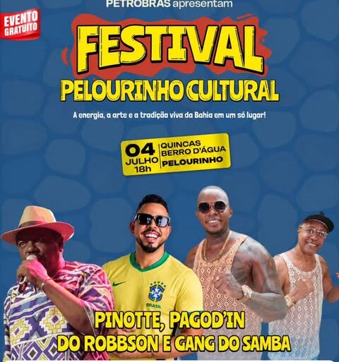 Festival Pelourinho Cultural - Gang do Samba, Pagod'in do Robbson e Pinotte