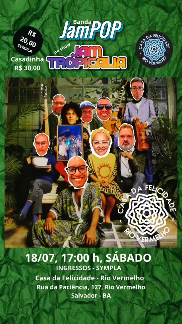 JamPop em ‘Jam Tropicália’