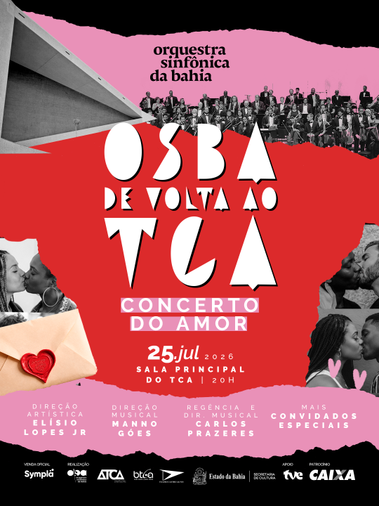 Concerto do Amor – OSBA convida Assucena, Rachel Reis, Rosa Passos, Ruan Vitor Vaqueirinho e Balé Teatro Castro Alves