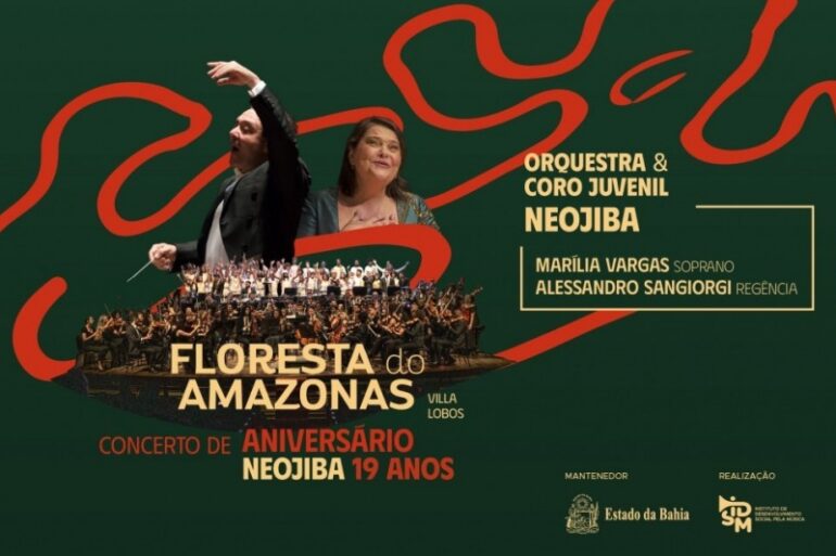 Orquestra e Coro NEOJIBA em 'Floresta do Amazonas'