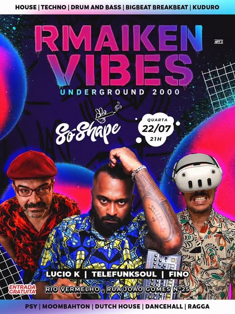 Festa Rmaiken Vibes – DJs Telefunksoul, Fino e Lucio K