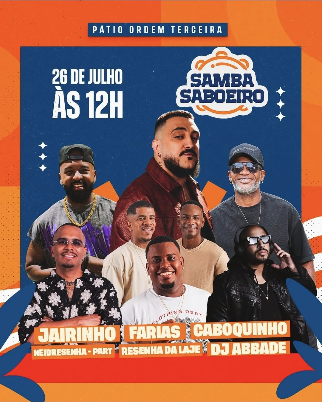Samba Saboeiro – Jairinho, Farias, Caboquinho, Nei D’Resenha, Resenha da Laje, DJ Abbade
