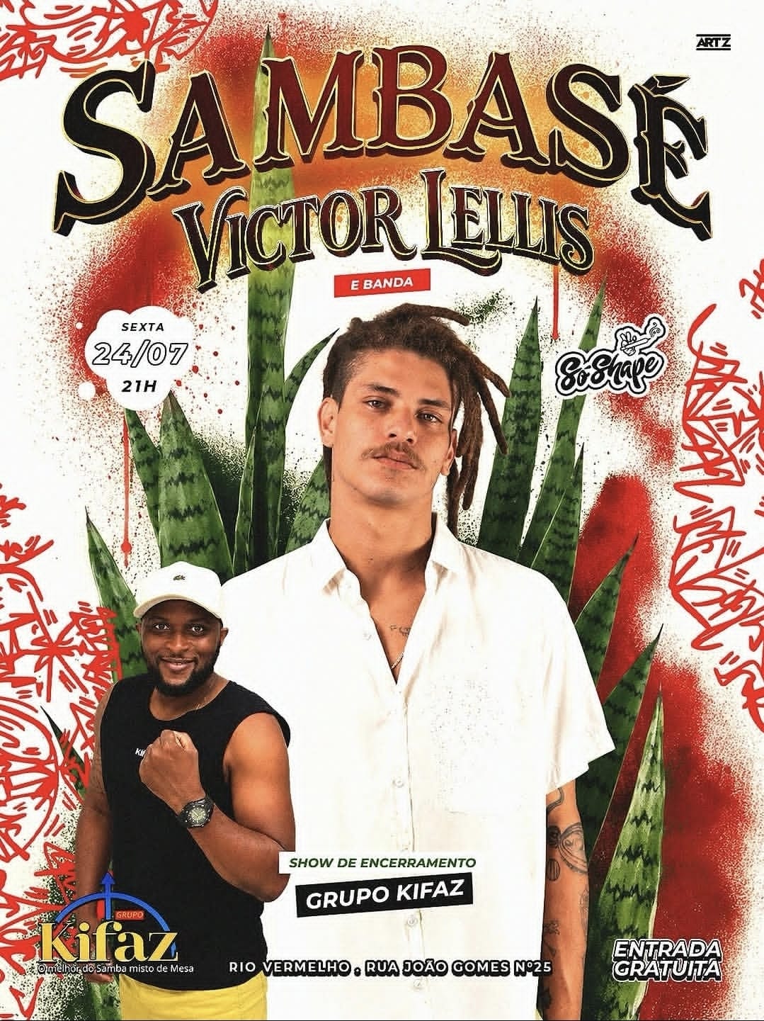 Sambasé – Victor Lellis e grupo Kifaz