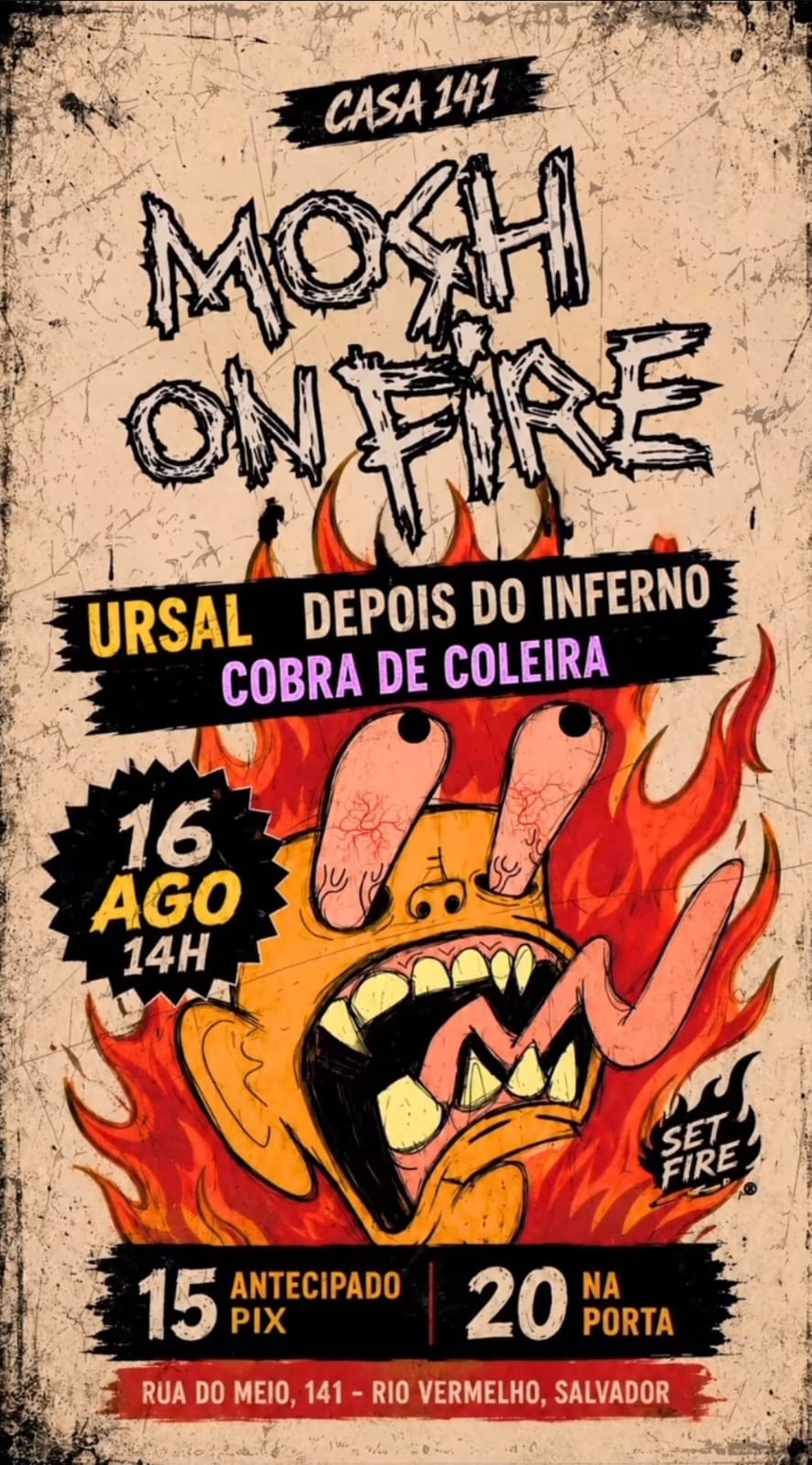 Mosh on Fire – Ursal, Depois do Inferno e Cobra de Coleira
