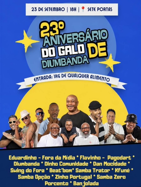 Galo de Diumbanda – Eduardinho, Flavinho Pagodart, Diumbanda, Dinho Comunidade, Dan Mocidade, Swing do Fora, Beat’bom, Samba Trator, Kfunê e outros