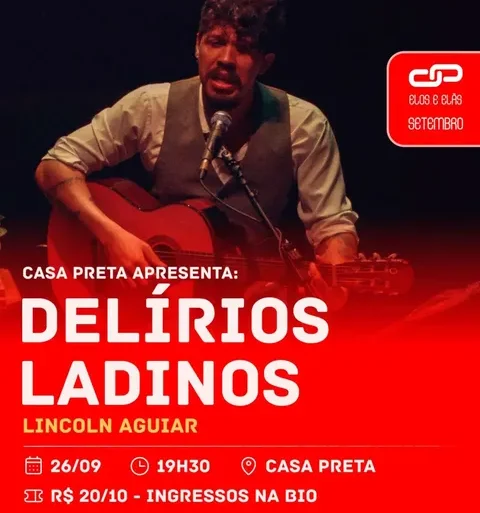 Lincoln Aguiar em 'Delírios Ladinos'