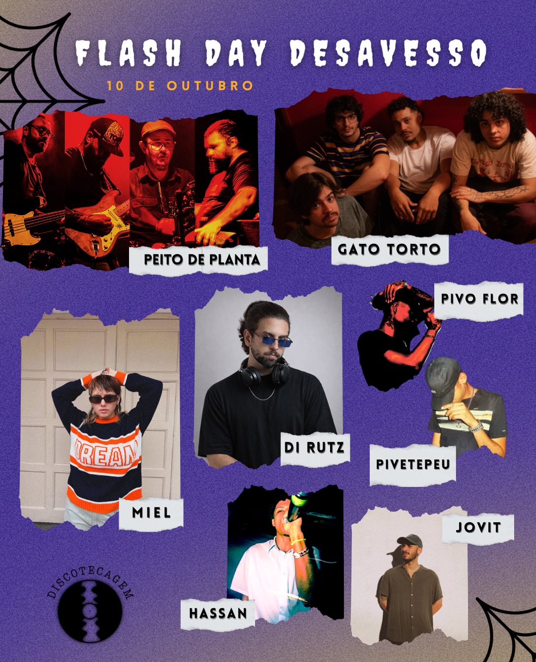 Flash Day – Peito de Planta, Gato Torto, Miel, Dj Rutz, Pivo Flor, Pivetepeu, Hassan, Jovit