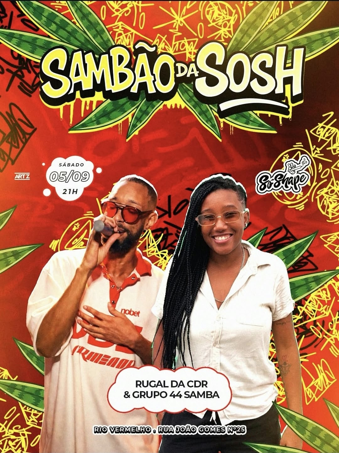 Sambão da Sosh – Rugal da CDR e Grupo 44 Samba