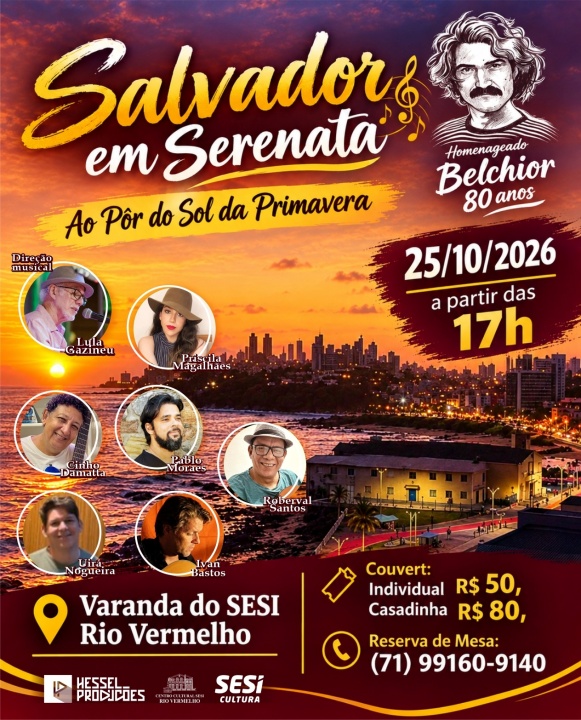 Salvador em Serenata – Homenagem a Belchior | 80 anos